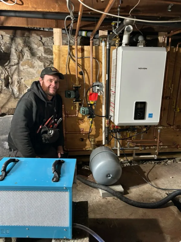Navien tankless water heater installation